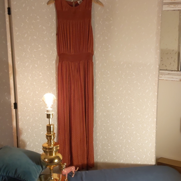 Anthropologie Pants - NWOT Anthropologie silky dots jumpsuit